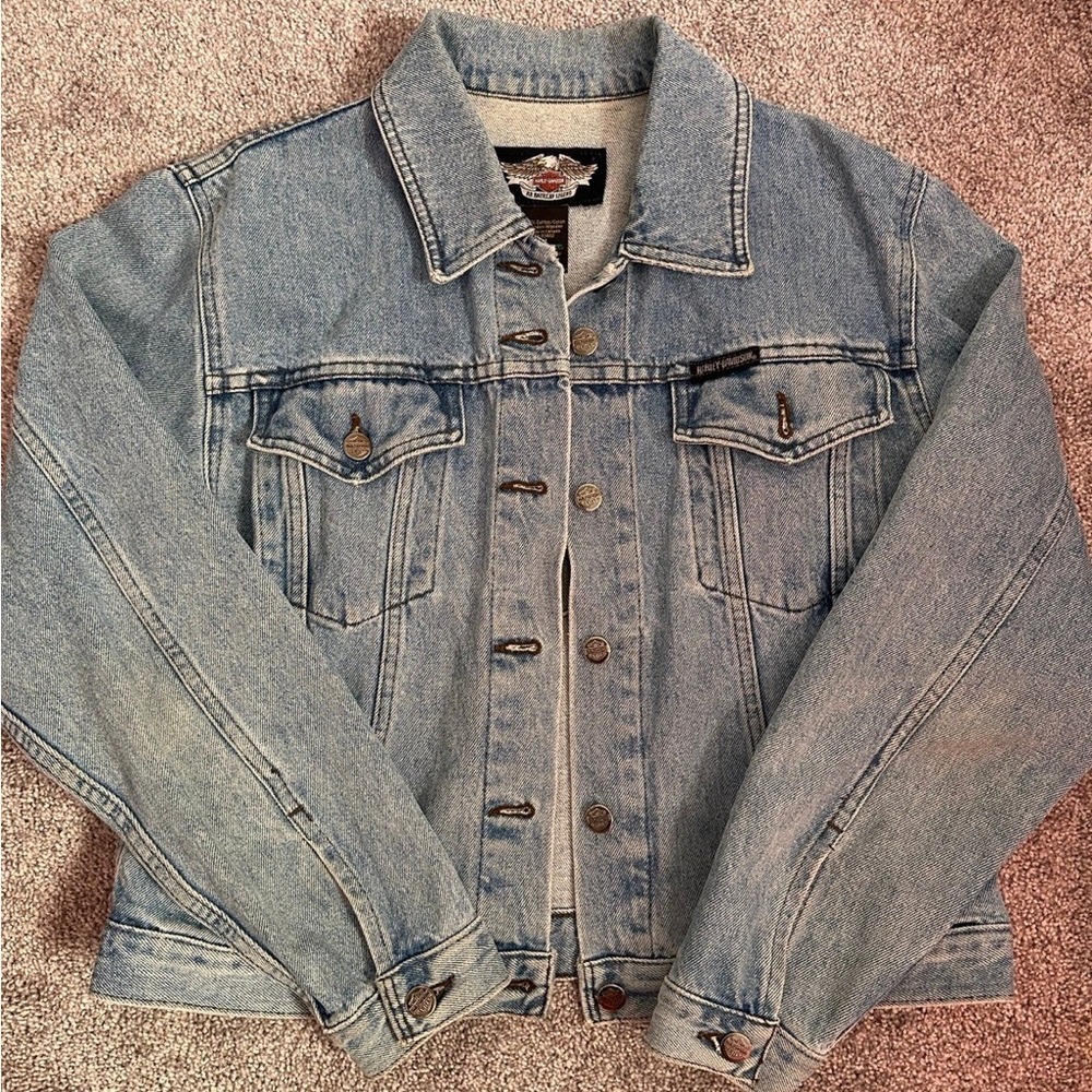 Harley-Davidson Light Blue Jean Jacket
